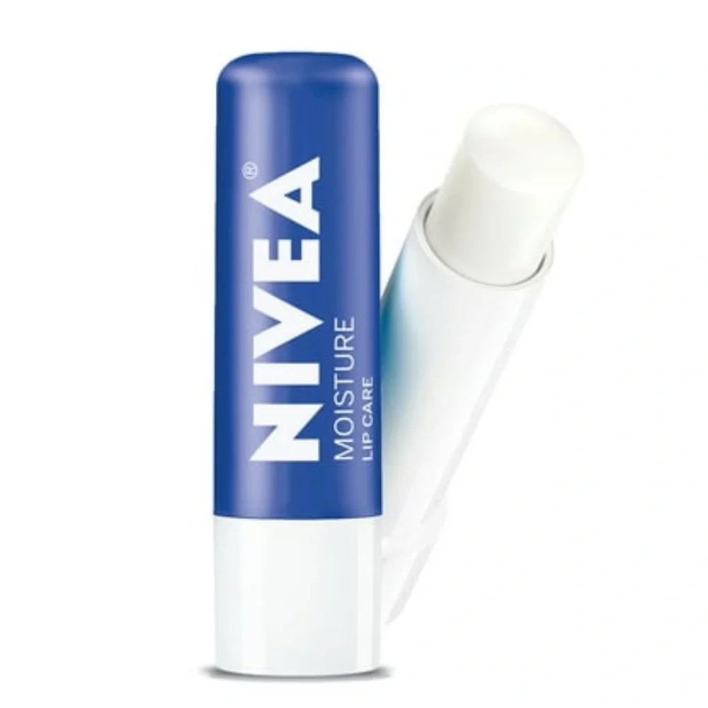 5X NIVEA Moisture Lip Care 0.17 OZ - Blue and White - Picture 2 of 3